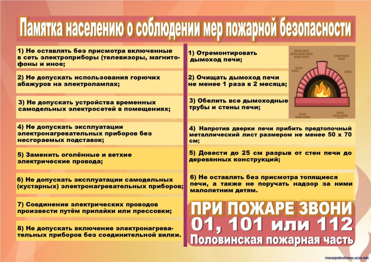 Памятка населению о соблюдении мер пожарной безопасности. Памятка населению о соблюдении мер пожарной безопасности.